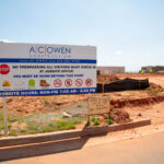 AC Owen jobsite sign at Shewin-Williams project