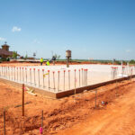 Corner view of Sherwin-Williams jobsite