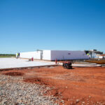 Back corner view of Sherwin-Williams Jobsite