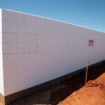ICF wall at Sherwin-Williams project