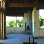 Santa Fe style ICF home under construction.