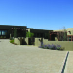 Santa Fe style ICF home under finished.