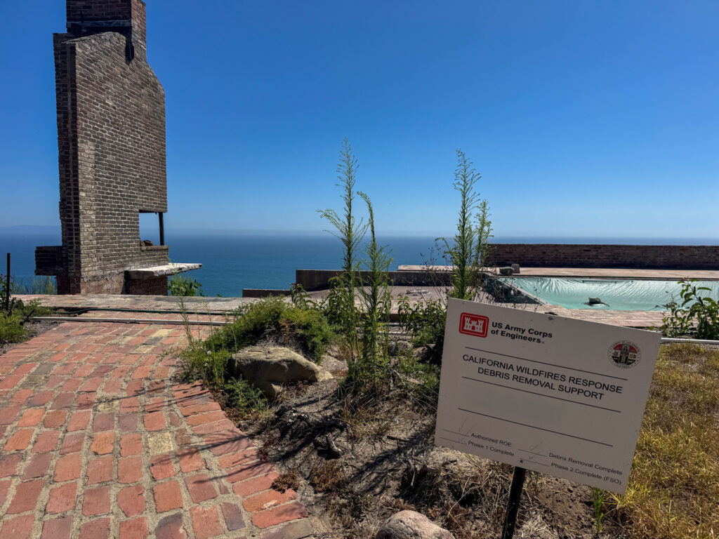 home destroyed by fire in the Palisades fire