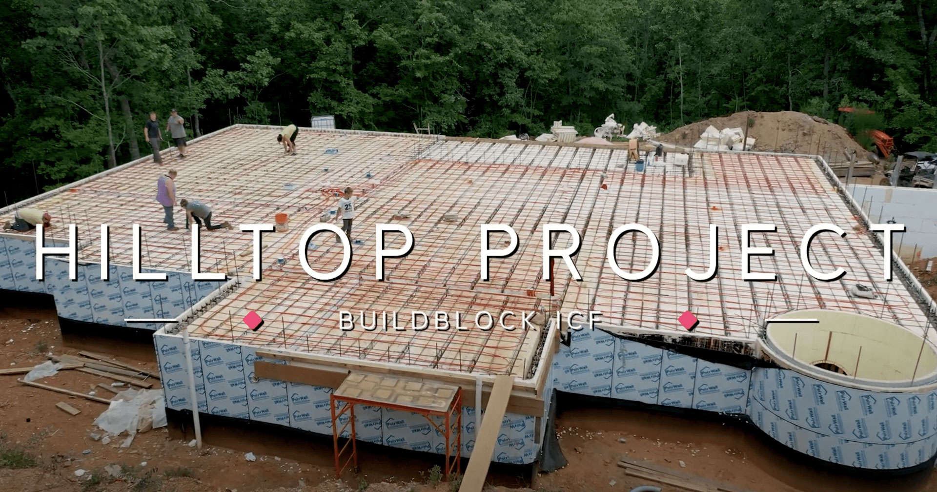 builddeck icf decking at Morse hilltop project
