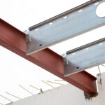 Super floor joist set on i-beam