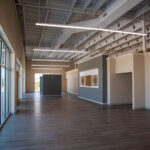 Finishing interior of Sherwin Williams project