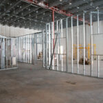 interior metal framing inside of an ICF structure