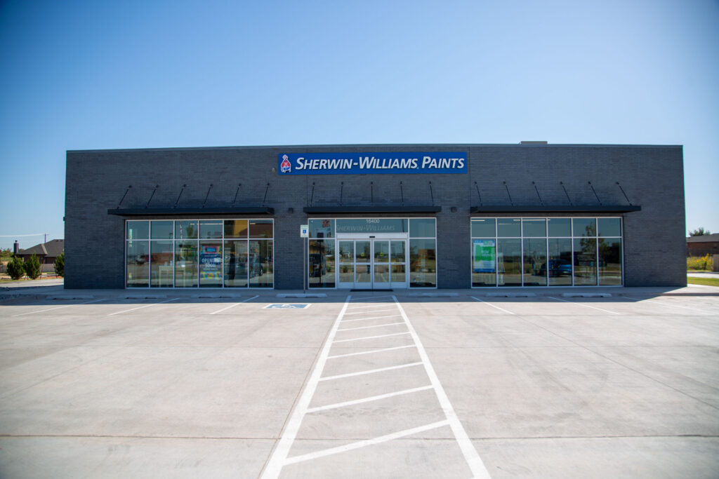 Finished Sherwin-Williams project