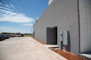 Rear Exterior of sherwin williams ICF project