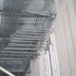 Electrical components installed at sherwin williams ICF project