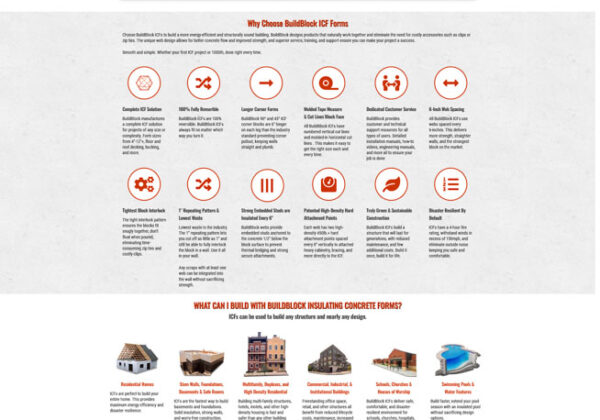 buildblock website home page