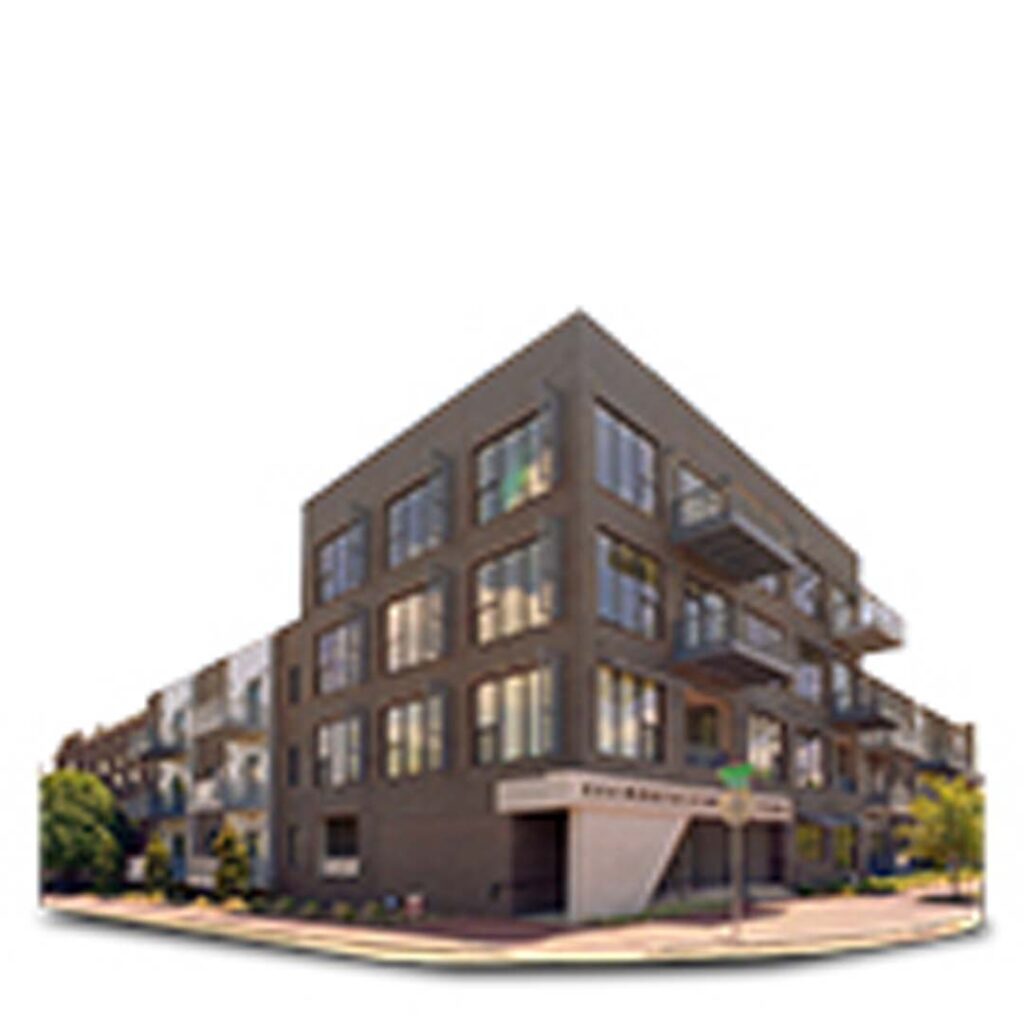 Corner view of an ICF office space.